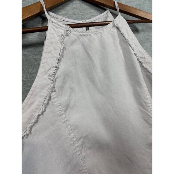 Cloth & Stone Womens Light Gray Sun Dress Raw Edges‎ Size M - Picture 7 of 7
